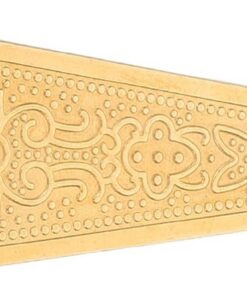GANAZONO Pinzas de Latón para Depilar Vello Facial Herramienta Vintage para Cejas y Bigote Punta Fina de Precisión Tamaño Portátil Accesorio Retro para Cuidado Personal Masculino