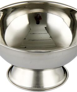 Ciieeo Cuenco de Afeitar de Acero Inoxidable Grande de 11 Cm para Hombres, Tazón Reutilizable para Jabón de Afeitar, Accesorio de Afeitado Portátil para Cuidado Facial y Viaje