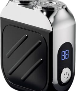 Máquina de Afeitar Eléctrica Mini Recortadora Eléctrica con Pantalla | Maquinilla De Afeitar Con Carga USB para Viajes Casa Ducha Camping Hotel Oficina