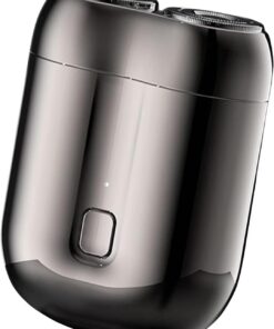 Mini Afeitadoras De Hombre Mini Afeitadora Facial Recargable USB Húmeda | Máquina de afeitar pequeña impermeable compacta Recortadora Eléctrica Impermeable Nariz Cejas Cabeza Portátil