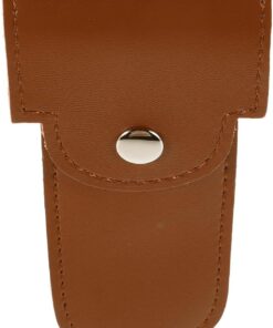 OUNONA Estuche Protector Compacto para Maquinilla de Afeitar Manual, Diseño Vintage Clásico, Ligero y Fiable para Viajes y Reuniones de Negocios