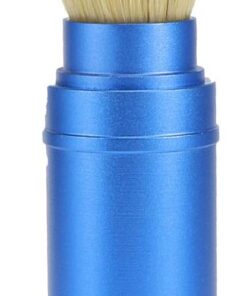 Generic Brocha de afeitar para hombre, cepillo de barba, mango compacto de aluminio con pelo suave para crear espuma húmeda