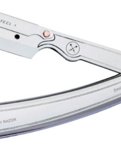 Shark parker 31r - Maquinilla de afeitar tradicional de hoja simple (acero inoxidable, 5 cuchillas inoxidables)