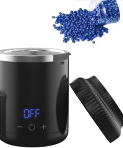 Fundidor de cera, calentador de 200 cc con pantalla LED para hacer velas, fácil de verter, antiadherente, ideal para cera de soja y suministros de base de jabón