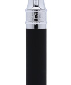 Edwin Jagger DES86RCBLAMZ Maquinilla de afeitar manual de mango corto y doble filo, ecológica y reutilizable, para hombres y mujeres, para crema de afeitar o jabón (recubierta de goma negra)