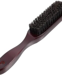 Cepillo y Peso Ligero para Barba Negro de Madera Diseño Ergonómico Adecuado Cuidado Masculino Profesional y Afeitado Diario