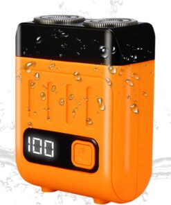Afeitadora Eléctrica Para Hombres | Afeitadora Recargable Inalámbrica Doble Cabeza - Pequeñas Afeitadoras Para Hombres, Para Padre, Papá, Él, Novio, Familia, Amigos Y Marido