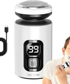 Afeitadora Eléctrica para Hombre Afeitadora Inalámbrica para en /Mojado | Maquinillas rotativas para hombres para Hogar, Viaje, Coche, Vacaciones, Padre, Novio, Esposo