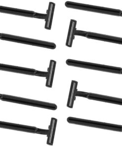 LIFKOME 10 piezas Maquinillas Desechables Antideslizantes para Depilación Corporal Mujeres y Hombres Cuchillas Manuales para Axilas Brazos Piernas Piel y Duradera