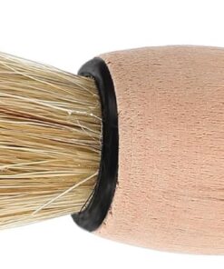 Brocha de Afeitar para Hombre, Cepillo Cuello y Limpieza de Pelo, Cerdas Suaves, Diseño Vintage, Adecuado para Salón y Hogar