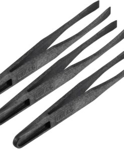 Uxcell B07DGG94YH - Pinzas para depilar (11,9 cm, plástico blando, punta afilada, antiestática, color blanco