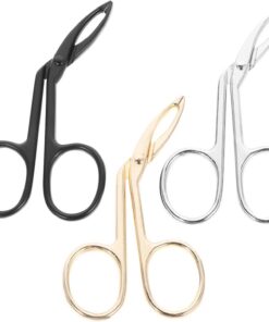 SHINEOFI Pinzas Cómodo Cejas 3 Acero Mango de Inoxidable Piezas para Depilar y Dar Forma, Uso Profesional en Salones Casa para Mujeres y Hombres