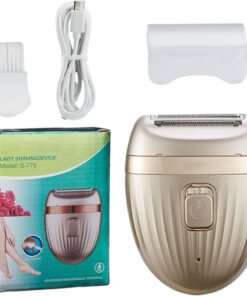 Recortadora de bikini para vello púbico femenino Afeitadora piel | Epilador Facial y Corporal Impermeable Recargable USB Recorte Zona Íntima Cuerpo y Piernas