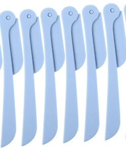 Hemobllo 10piezas Recortador De Cejas Plegable Maquinilla De Afeitar Para Cejas Portátil Kit De Maquillaje Para Mujeres Herramienta De Depilación Casa o Viaje
