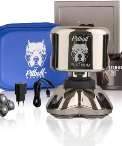 Skull Shaver Pitbull Platinum Pro Maquinilla de afeitar eléctrica para hombre con cuchilla CR-3