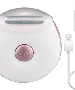 Afeitadora Eléctrica para Mujer Impermeable Inalámbrica Húmedo Seco Bikini | Recargable USB Afeitadora Eléctrica Zona Íntima Axilas Piernas Brazos Boda Cita Playa Vacaciones