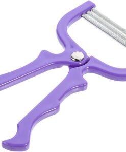 Generic Depiladora Facial Manual Hilo de Acero Inoxidable Herramienta Portátil para Eliminar Vello del Rostro Mango Antideslizante Depilador Facial Eficaz para Mejillas y Labio