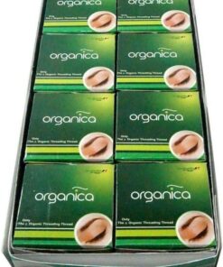Hilo orgánico de algodón orgánico antiséptico para cejas para removedor de vello facial