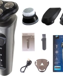 Afeitadora eléctrica Máquina de afeitar recargable para hombres Maquinilla de afeitar para barba Recortadora de bolsillo para viajes aparato de cuidado personal para kit de aseo portátil en