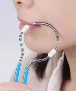 Generic Rodillo de resorte portátil para depilación facial para mujeres, depiladora sin dolor para cara, compacto, fácil de transportar