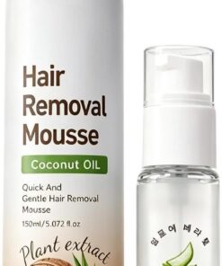 Mousse Depilatoria 30 ml Hidratante, Calmante, Y Delicado | Spray Depilatorio Femenino para las Axilas Para Mujeres Y Hombres Hogar Salón Spa Diario Viajes Belleza Cuidado De La Piel