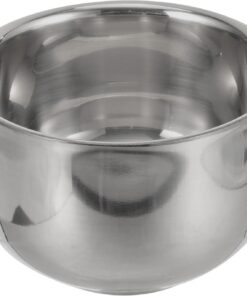 Ciieeo Tazón de Afeitar de Acero Inoxidable para Hombres Aislamiento Térmico, Cuenco Duradero para Jabón de Afeitar y Burbujas, Adecuado para Uso Diario Afeitado Varios estilos