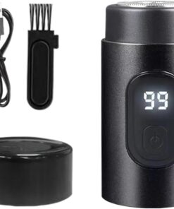 Maquinilla Electrica Para Hombre Impermeable Portátil Inalámbrico | Máquina De Afeitar Eléctrica Facial Para Barba Axilas Mentón Diario Gimnasio Casa Ducha