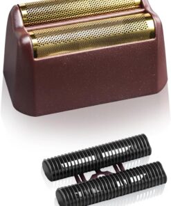 1 paquete de lámina de repuesto profesional 5 Star Series Finale y barra de corte compatible con Wahl Shaver Foil 7031-100, 7043-100 cabezales de repuesto de afeitado Super Close, rojo