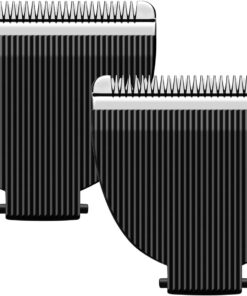 Paquete de 2 cuchillas de repuesto para recortadora Meridian, cuchillas de repuesto de cerámica higiénica compatibles con recortadora de cuerpo Meridian (ónix y salvia), color negro