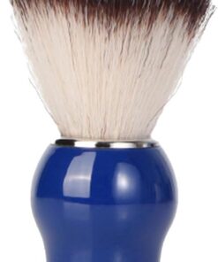 Brocha de afeitar para hombres, Brocha de afeitar de pelo de tejón - Brocha de afeitar para hombre barbudo | Cepillo portátil de calidad de peluquería con mango ergonómico para hombre barbudo,