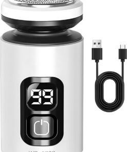 Afeitadoras Eléctricas para Hombre Afeitadora inalámbrica, impermeable, de | Maquinilla Eléctrica Recargable para Hombre Regalo para Papá, Novio, Familia, Amigos, Él