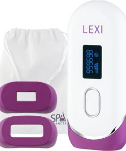 Spa Sciences Lexi Pro FDA Cleared Permanente IPL Hair Removal System FDA 5 niveles y sensores para la piel incluidos