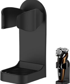 Soporte para maquinillas de afeitar para hombres soporte para afeitadora para pared de ducha para maquinillas de afeitar eléctricas ajustable para afeitadora de ducha autoadhesivo