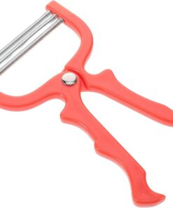 VICASKY Depilador Facial Rojo para Mujeres con Epidermis Sensible, Dispositivo Multifuncional de Metal y Plástico para Eliminar Vello en Mentón y Mejillas de Forma Conveniente