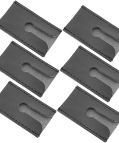 OUNONA 6 Piezas Funda Protectora para Cabezal de Maquinilla de PU Resistente Daños Compatible con Cuchillas Dobles y Tipo Ligera y para Accesorios de Afeitado Masculino y