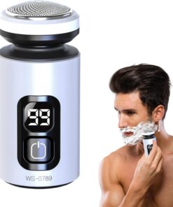 Máquina De Afeitar Eléctrica Para Hombre Pequeña, Portátil y Potente Para | Depiladora Eléctrica De Diario Para Oficina, Actividades Exteriores Y Emergencias