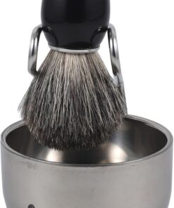 VALICLUD 1 Juego Juego de cepillos para afeitar barba facial profesional equipo kit de para hombres herramienta de afeitar espumante brocha y bol de crema de afeitar Pelusa
