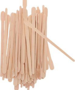 Palitos de Cera de Madera 1000 Unidades para Depilación Nasal | Color Beige, Aplicación , Formato Portátil, Uso Doméstico y Sesiones Personales de Depilación