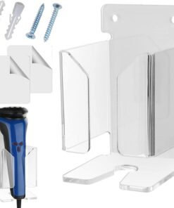 Soporte para afeitadora de ducha, soporte para afeitadora eléctrica | Soporte para afeitadora de acrílico para baño | Soporte para afeitadora que ahorra espacio, organizador multiusos para