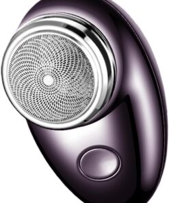 Afeitadora eléctrica compacta para barba, cabezal desmontable, resistente, recargable, para coche, casa, viajes