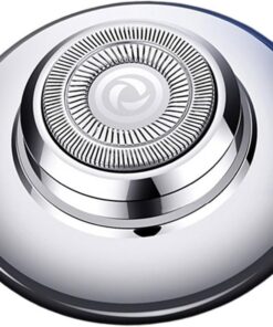 Afeitadora eléctrica recargable para hombre, IPX7, impermeable, doble anillo, herramienta de limpieza para viajes, tratamientos faciales, depilación, afeitadora de viaje, aseo para hombres