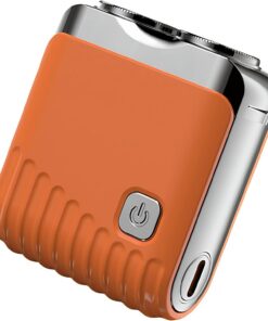 Máquinas De Afeitar Eléctricas Para Hombres Recortadora De Barba Portátil | Afeitadora Portátil Recargable Por USB para Baño Viaje al Aire Libre Viaje de Negocios Papá Novio Abuelo Esposo Colega M