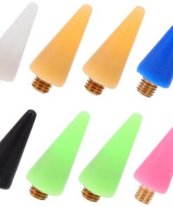 Healeved Puntas de Bolígrafo de Cera para Decoración de Uñas, 12 Piezas, Materiales Seguros para Actividades Manuales DIY y Arte de Uñas