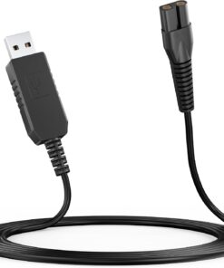 Cable cargador de afeitadora de 3,5 V para cargador inalámbrico Wahl Colour Pro, cable de carga USB de 180 cm para recortadora de barba Wahl Colour Pro 9649, fuente de alimentación inalámbrica
