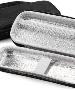 Funda para maquinilla de afeitar de viaje, bolsa de almacenamiento protectora para afeitadora de carcasa dura de EVA, impermeable, a prueba de golpes, organizador para hombres, cuchillas de afeitar