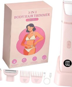 Recortadora de traje de baño recargable para mujer que ofrece depilación de cuerpo completo y limpieza rápida para mujer, cortador eléctrico, afeitadora trilateral para mujeres delgadas