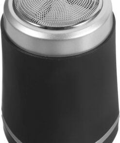 Afeitadora Portátil USB de Viaje para Hombre, Abs Negro | Carga Usb, Limpieza Fácil, Afeitado Rápido y Tacto , Formato Compacto para Equipaje