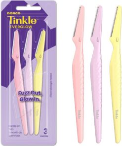 Tinkle - Maquinilla de afeitar para cejas, 3 unidades por paquete (1 unidad)