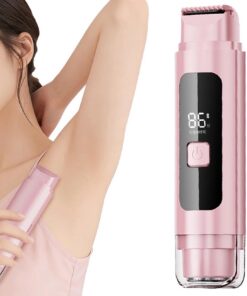 Recortadora Eléctrica Para Mujer Afeitadora Recargable De De Doble Cabezal | Afeitadora Eléctrica Viaje Hogar Zona Privada Partes Íntimas Piernas Brazos Axilas Sobacos Y Cara