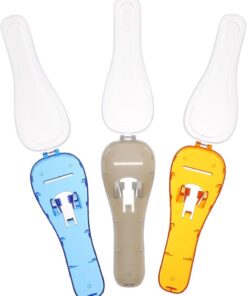STOBAZA Estuche Portátil para Afeitadora Eléctrica de Hombre 3 Piezas Compacto Protector para Viaje Organizador Ligero Colores Surtidos Color Aleatorio